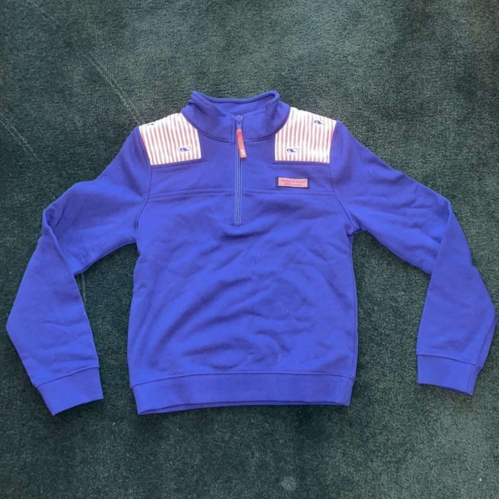 Vineyard Vines Shep Shirt - Blue with pink stripe